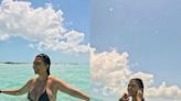 Kourtney Kardashian mocks Kim’s iconic diamond earring meltdown during Turks and Caicos vacation