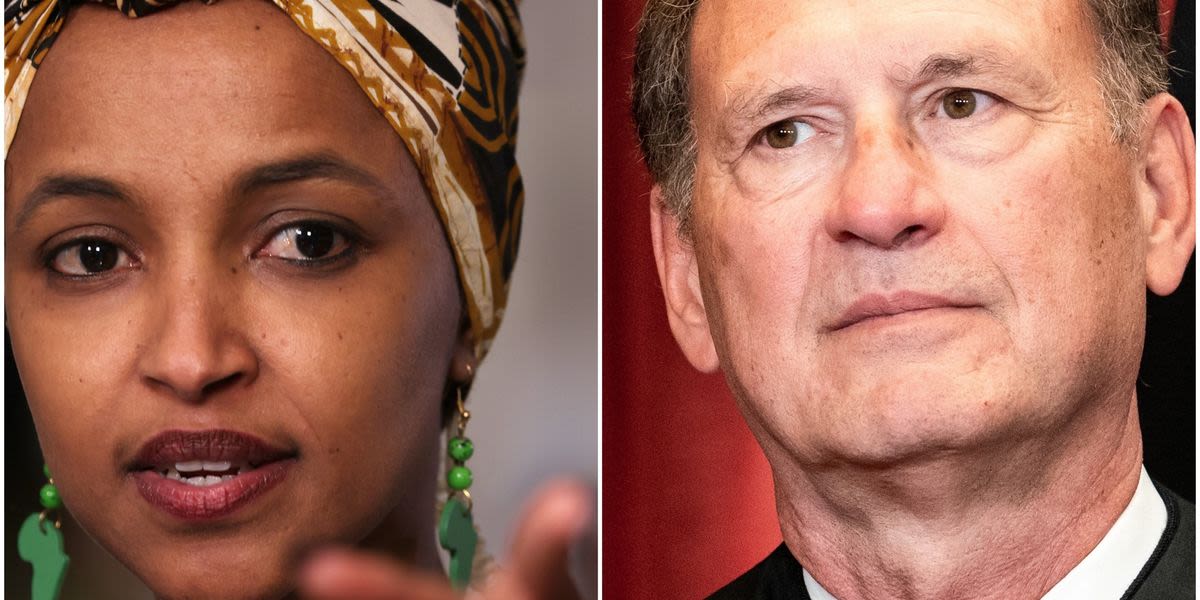 EXCLUSIVE: Rep. Ilhan Omar questions Alito’s patriotism