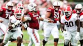 Commentators, TV set for Georgia-South Carolina game