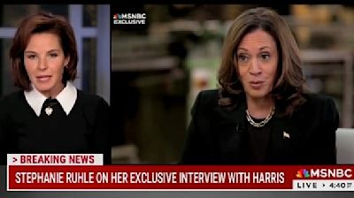 MSNBC Host Stephanie Ruhle Gives Verdict on Her Interview With Harris