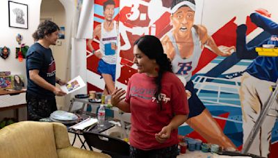 70-foot-long mural to inspire Roosevelt High School athletes