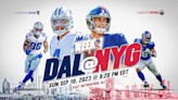 Giants vs. Cowboys: Time, television, radio and streaming schedule