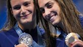 American swimmers grabbed plenty of hardware Monday at the Olympics, but no gold