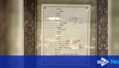 Rare John Lennon artefact to go on display at restaurant as part of 'treasure hunt'