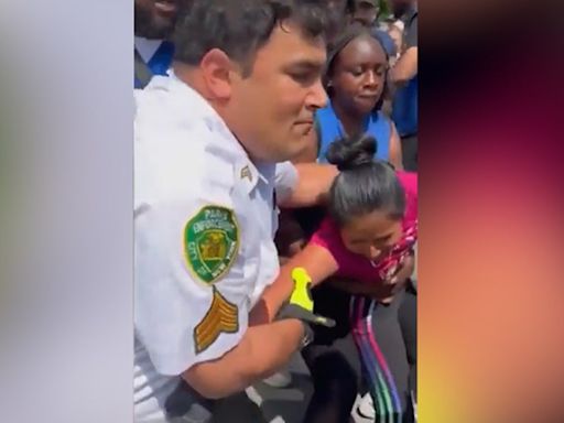 Outrage as NYC Parks officer tries to detain 14-year-old girl selling fruit