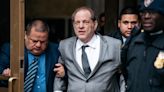 Harvey Weinstein appears at NY court in wheelchair after rape conviction overturned