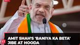 Amit Shah's jibe at Hooda's "Hisaab Maange Haryana" campaign- 'Baniya Ka Beta Hu....