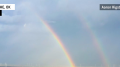 Double rainbow glistens over Oklahoma in wake of hailstorms