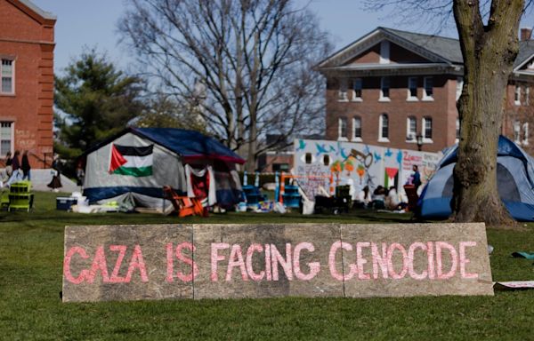 Tufts University student protesters vandalize campus, call for divestment from Israel