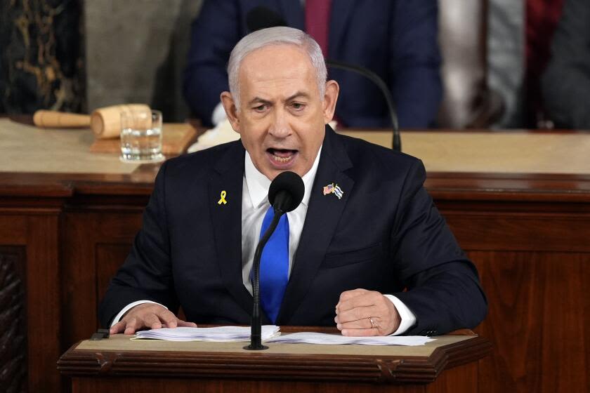 Letters to the Editor: How dare Benjamin Netanyahu mock American protesters