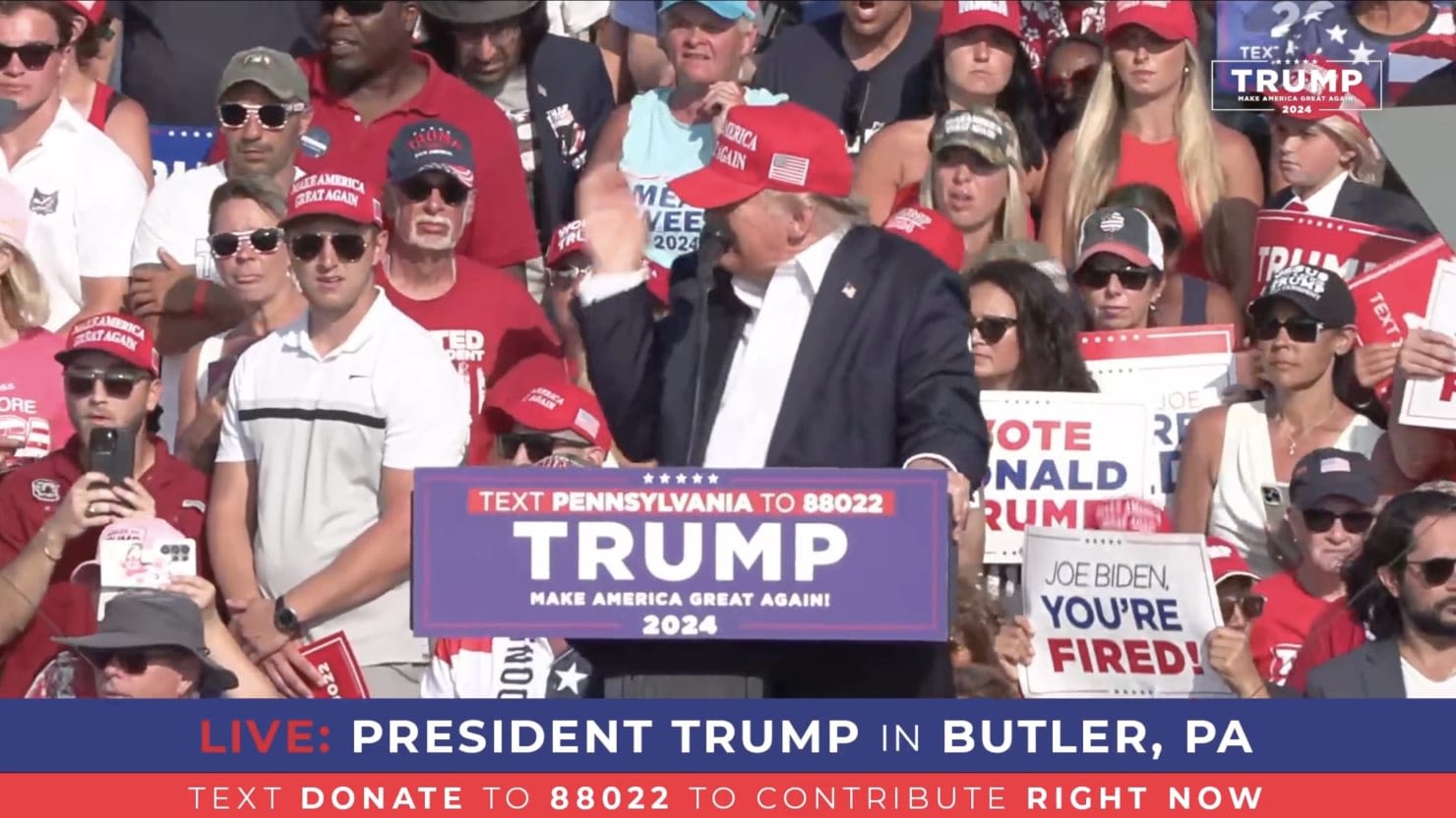 Frame-by-Frame: Video of Trump Pennsylvania Rally Shooting in Detail