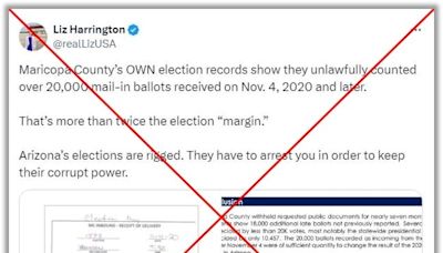 False Arizona ballot fraud claim revived ahead of 2024 election