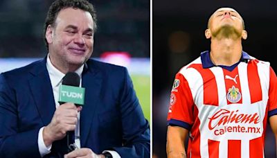 David Faitelson ningunea desempeño de Chicharito con Chivas: “Es un estorbo para Gago”