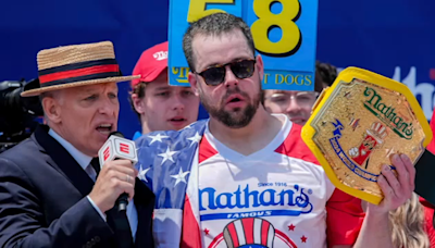 2024 Nathan's Hot Dog Eating Contest champion Patrick Bertoletti talks strategy with Val and Ryan
