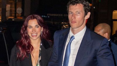 Dua Lipa Couldn't Have Looked More Smitten Holding Hands With Callum Turner on a Rare Date Night