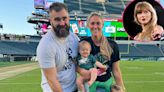 Jason Kelce’s Wife Kylie Kelce Helps ‘Swiftie’ Daughter Wyatt ‘Learn Football’