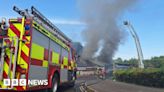 Loscoe: Residents evacuated after fire at campervan business