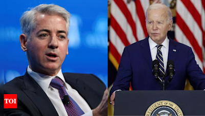 'No longer has mental acuity': Billionaire Bill Ackman shifts blame from Joe Biden to First Lady - Times of India