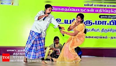 School students to lead Trichy’s anti-drug drive | Trichy News - Times of India