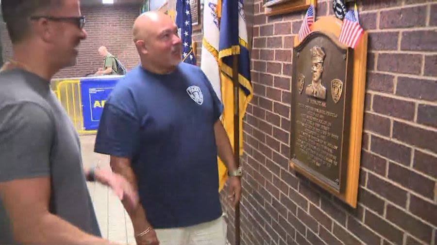 9/11 hero is honored by both an officer he saved and an officer he inspired
