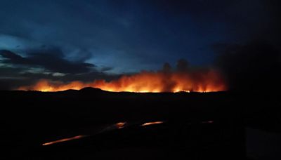 Highway 26 closed as wildfires impact Goshen County