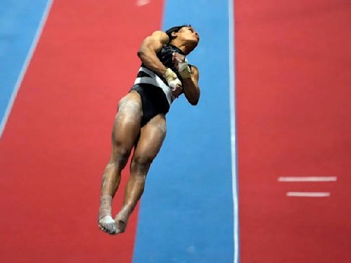 2012 Olympic champion Gabby Douglas competes for the first time in 8 years at the American Classic