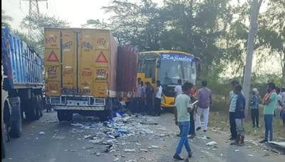 Truck driver dozes off, dies after collision in Greater Noida