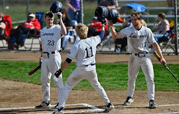 Lawrence Vikings baseball team boasts one of the most prolific outfields in college baseball heading into conference tournament