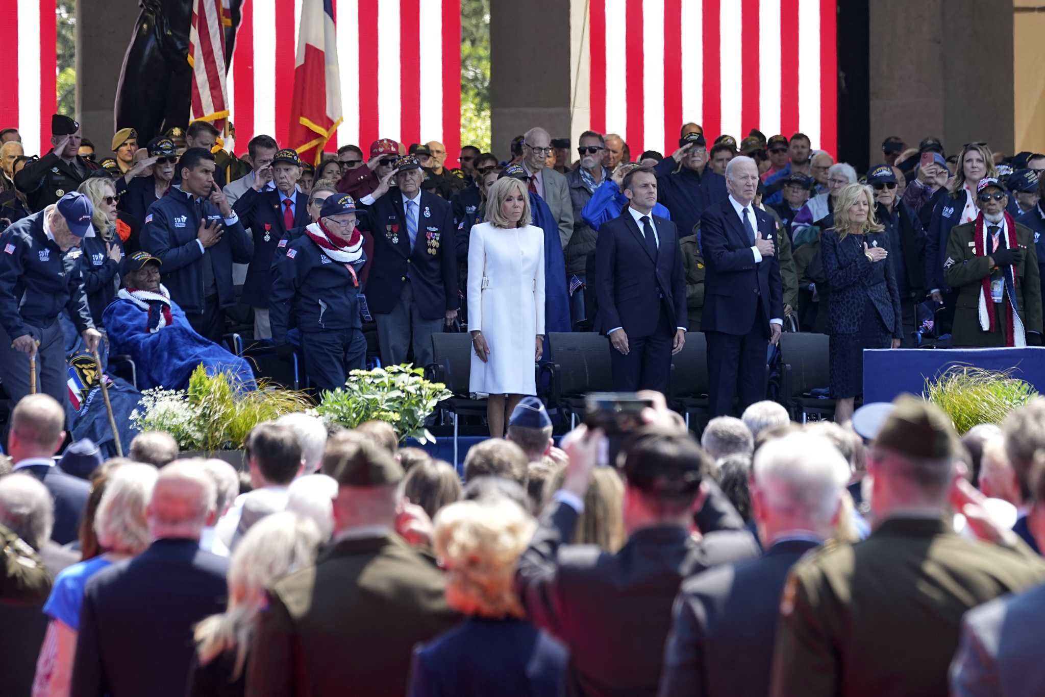 The Latest | D-Day's 80th anniversary brings World War II veterans back to the beaches of Normandy