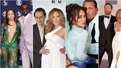 Los múltiples amores de Jennifer Lopez: cuatro bodas, compromisos fallidos y muchos rumores