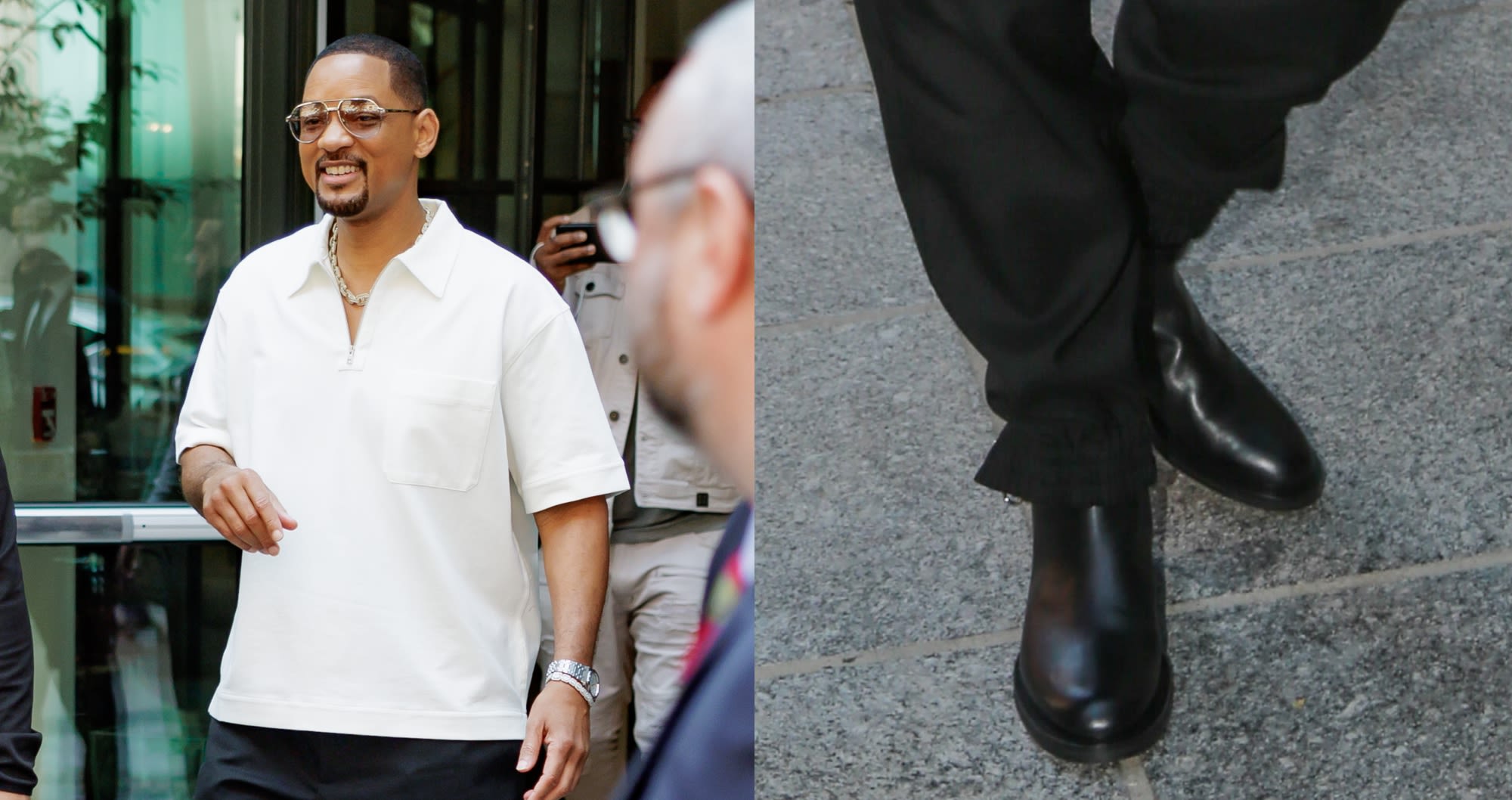 Will Smith Gets Sleek in Leather Boots for ‘Bad Boys: Ride or Die’ Promo Tour in NYC