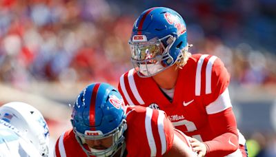 Ole Miss QB Jaxson Dart breaks Rebels' consecutive completions record set by Matt Corral