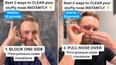 Health expert reveals amazing hack to INSTANTLY clear a stuffy nose