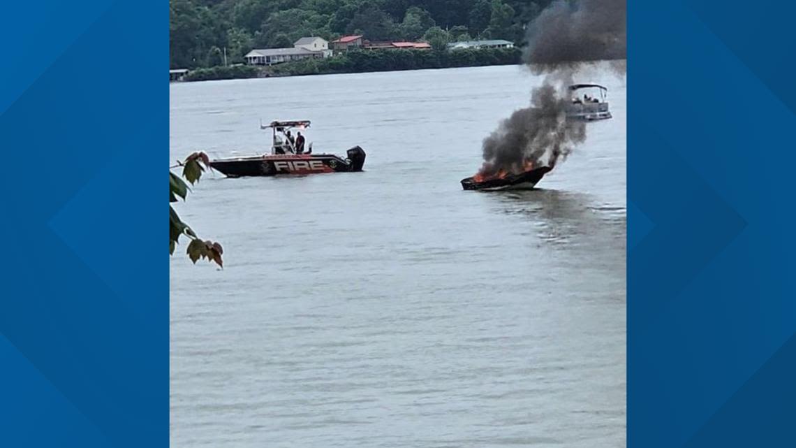 Dandridge Fire: No injuries reported after boat fire with 'possible explosion' on Douglas Lake on Saturday