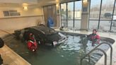 Woman drives into indoor swimming pool at Niagara Falls hotel