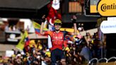 Carlos Rodríguez wins Tour de France stage 14 as Pogačar and Vingegaard battle for seconds