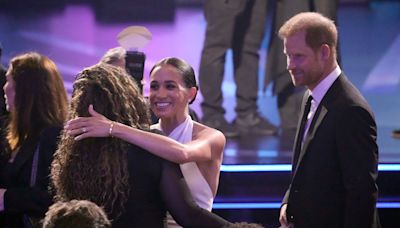 Meghan arrives at US awards ceremony in support of honouree Harry