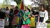 'All Out for Rafah' protest calls for ceasefire, divestment outside of Iowa commencement