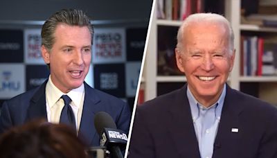 California Gov. Newsom praises President Biden as ‘extraordinary' leader