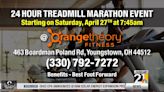 24 Hour Treadmill Marathon at Orangethoery Fitness 1