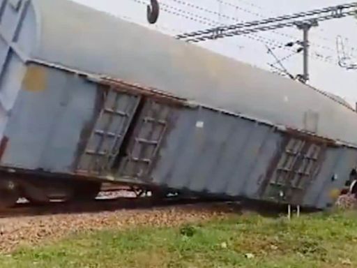 A day after freight train accident in UP's Amroha, goods train now derails in Rajasthan's Alwar