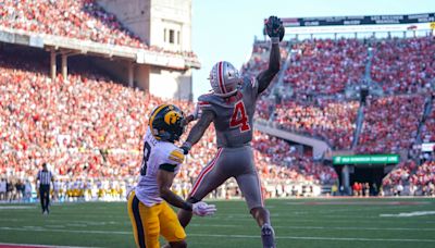 Ohio State WR Jeremiah Smith makes another one-handed TD catch in 35–7 win over Iowa