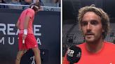 Stefanos Tsitsipas explains blowing his lid and lashed out at Italian Open