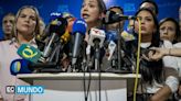 María Corina Machado dice que Maduro apela a la ‘fuerza bruta’