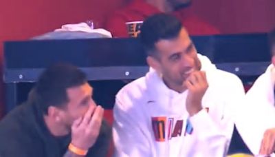 Messi, Suárez, Busquets, and Alba Team Up for NBA Game!