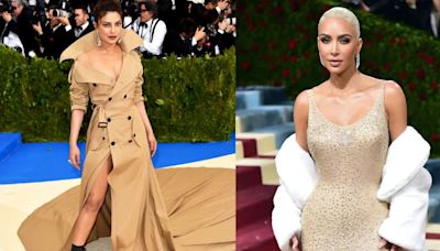 Priyanka Chopra's Trench Coat To Kim Kardashian In Marilyn Monroe’s Dress, Most Unforgettable Moments Of Met Gala