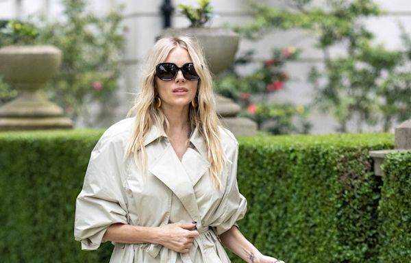 Sienna Miller Gives a Classic Trench the Boho Treatment