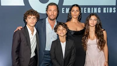 Matthew McConaughey: Stylischer Auftritt mit der ganzen Familie