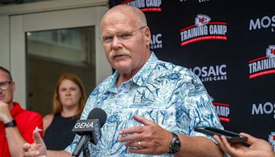 Chiefs’ Andy Reid gives updates on Xavier Worthy, injuries, Rashee Rice before camp