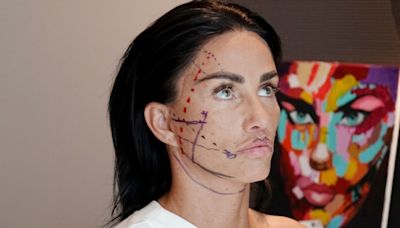 Katie Price ignores arrest warrant as she goes into surgery for £10k facelift